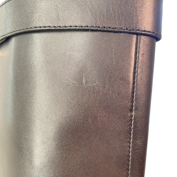 Cole Haan 'Air Cara' High Heel Leather Tall Knee High Black Boot Size 10 - Picture 6 of 13